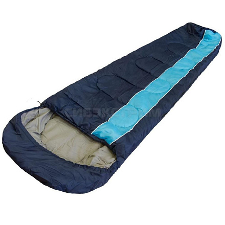 Спальный мешок кокон Tourist 300 230х80 (-5/+10) Синий в Иркутске - купить в интернет магазине Икс Мастер