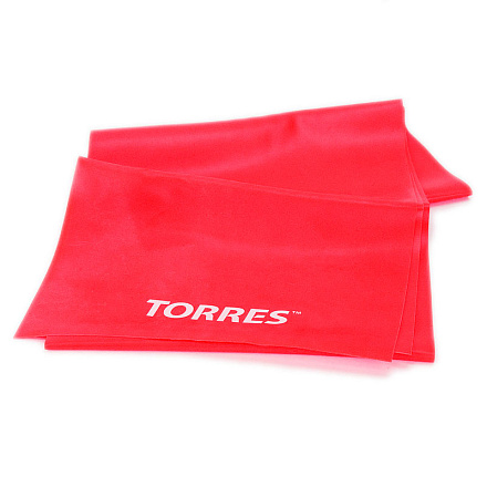 Эспандер латексный TORRES AL0020 (120х15х0,5 мм) 8кг, красный в Иркутске - купить в интернет магазине Икс Мастер
