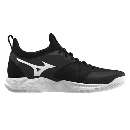 Кроссовки волейбольные MIZUNO Wave Dimension Mid M Black/White в Иркутске - купить в интернет магазине Икс Мастер