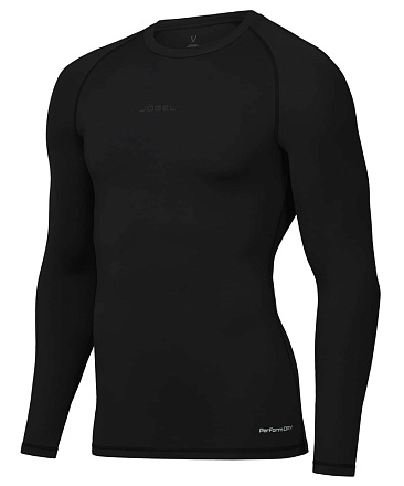 Футболка компрессионная Jogel Camp PERFORMDRY Baselayer Tee LS 2, черн в Иркутске - купить в интернет магазине Икс Мастер
