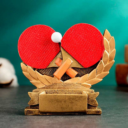 Фигура Настольный теннис 9х3х11см в Иркутске - купить в интернет магазине Икс Мастер