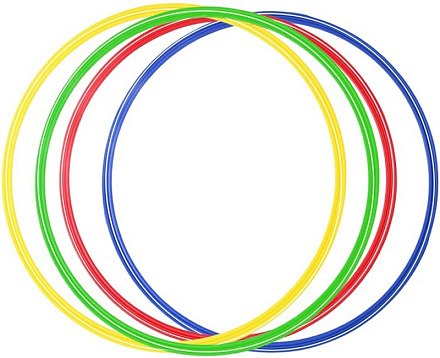 Обруч гимнастический, пластик Sport d18 60 см в Иркутске - купить в интернет магазине Икс Мастер