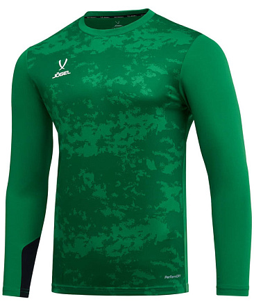 Футболка вратаря длин. рукав Jogel DIVISION PerFormDRY GK Splash, зеленый - купить в интернет магазине Икс Мастер 