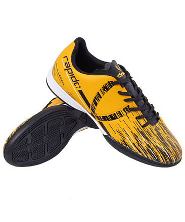 Бутсы детские Jogel RAPIDO IN зальные Yellow/black в Иркутске - купить в интернет магазине Икс Мастер