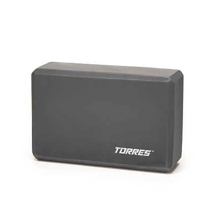 Блок для йоги TORRES YL8005GR р 8x15x23см, серый в Иркутске - купить в интернет магазине Икс Мастер