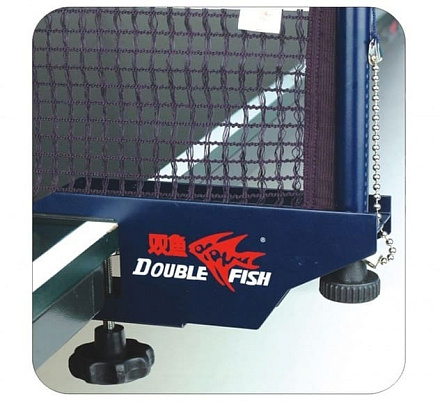 Сетка н/т DOUBLE FISH XW-924, в компл. с мет. стойками, измерит. высоты, черная - купить в интернет магазине Икс Мастер 