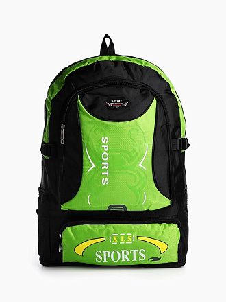 Рюкзак туристический Sport XLS 35л, с увеличением, чёрн/зел в Иркутске - купить в интернет магазине Икс Мастер