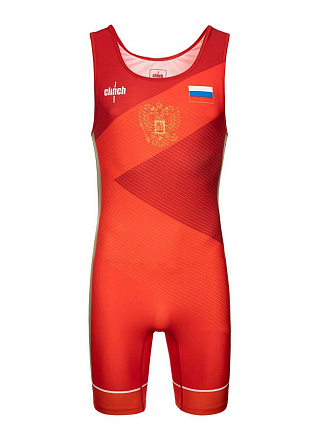 Трико борцовское CLINCH Competition красное в Иркутске - купить в интернет магазине Икс Мастер