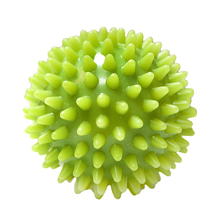 Мяч массажный BASEFIT GB-601 7 см, зеленый в Иркутске - купить в интернет магазине Икс Мастер