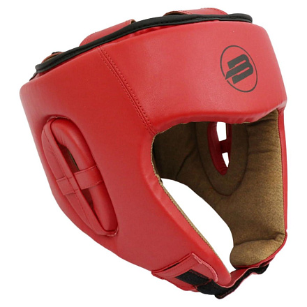 Шлем боксерский BoyBo BH200 иск. кожа, красный в Иркутске - купить в интернет магазине Икс Мастер