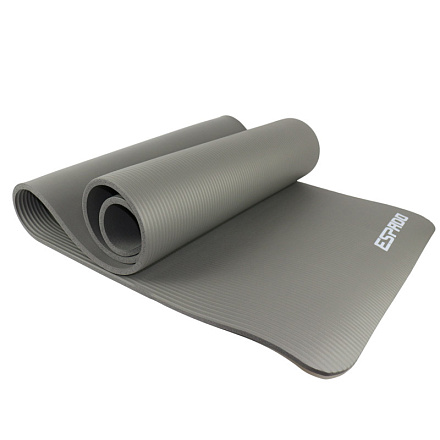 Коврик для йоги ESPADO ES2123 NBR 183*61*1.0 см, серый в Иркутске - купить в интернет магазине Икс Мастер