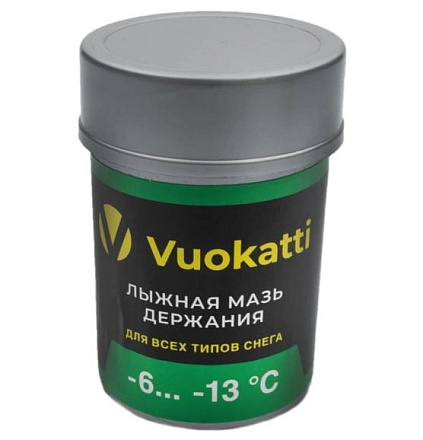 Мазь держания VUOKATTI -6°С/-13°С 33 гр., зелёная в Иркутске - купить в интернет магазине Икс Мастер