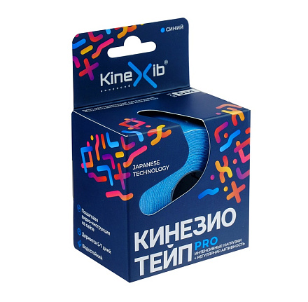 Тейп кинезиологический Kinexib Pro, 5см х 1м в Иркутске - купить в интернет магазине Икс Мастер