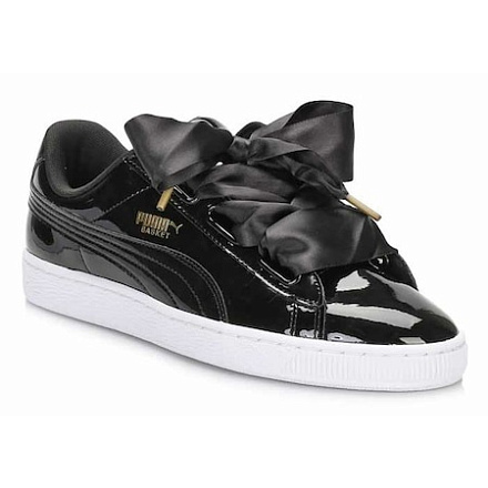 Кроссовки Puma Basket Heart Patent Wn s Black в Иркутске - купить в интернет магазине Икс Мастер