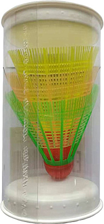 Набор воланов Atemi BAV-6, пластик, цветные 3 шт. в Иркутске - купить в интернет магазине Икс Мастер
