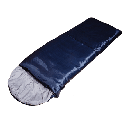 Спальный мешок одеяло BTrace Summer Plus 220*75 (до -4) синий в Иркутске - купить в интернет магазине Икс Мастер