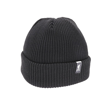Шапка СИБИРСКИЙ СЛЕДОПЫТ-IRBIS с двойным отворотом, акрил, чёрный в Иркутске - купить в интернет магазине Икс Мастер