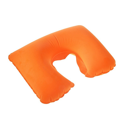 Подушка дорожная ONLITOP 38*24, оранжевая в Иркутске - купить в интернет магазине Икс Мастер