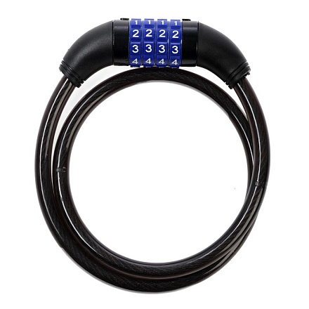 Трос-замок LOCKLAND 3299297 12х800 мм, кодовый в Иркутске - купить в интернет магазине Икс Мастер