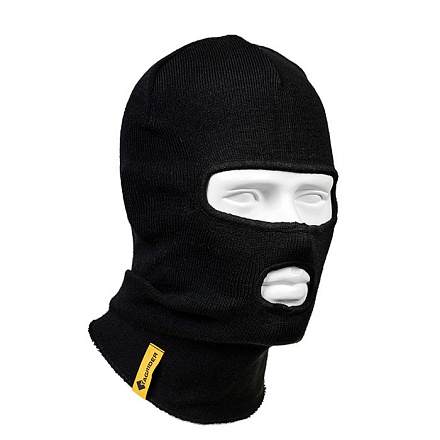 Шлем-маска TAGRIDER Expedition 3015 2 отверстия, вязан., облегченная, черная в Иркутске - купить в интернет магазине Икс Мастер