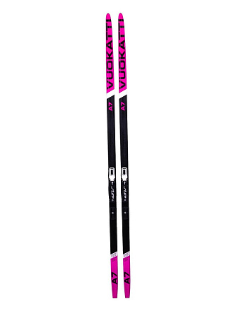 Лыжный комплект VUOKATTI + NNN Wax 140-160 Black/Magenta в Иркутске - купить в интернет магазине Икс Мастер