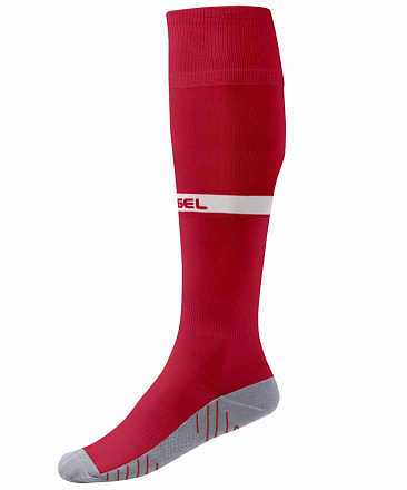 Гетры футбольные Jogel CAMP ADVANCED SOCKS, гранат/белый - купить в интернет магазине Икс Мастер 