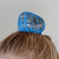 Сеточка для волос INDIGO SM-329-BL, 9 см, голубой в Иркутске - купить в интернет магазине Икс Мастер