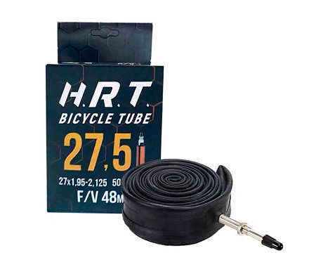 Велокамера 27,5" H.R.T. 27,5х1,95-2,125 F/V 48мм (00-010041) в Иркутске - купить в интернет магазине Икс Мастер