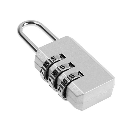 Замок навесной кодовый ТУНДРА ZK003, серый в Иркутске - купить в интернет магазине Икс Мастер