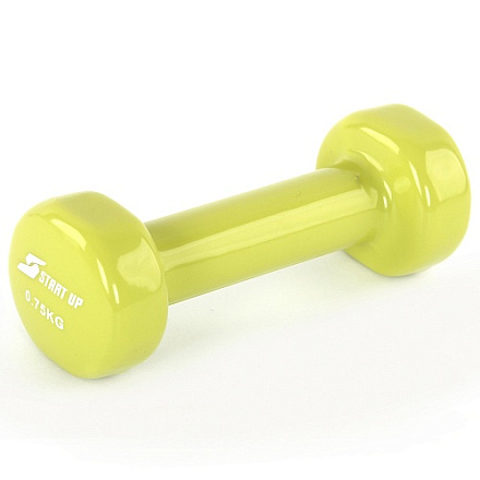 Гантель винил Start Up NT08010 0,75 кг lime в Иркутске - купить в интернет магазине Икс Мастер