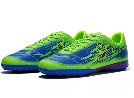 Бутсы TORRES COPA многошипованные Blue/Light green в Иркутске - купить в интернет магазине Икс Мастер