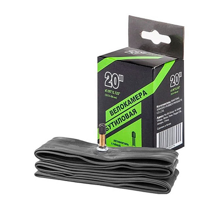 Велокамера 20" Nantong 20х1,95/2,125 AV с креплением к ободу в Иркутске - купить в интернет магазине Икс Мастер