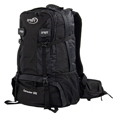 Рюкзак IFRIT туристический Extractor 50л черный  в Иркутске - купить в интернет магазине Икс Мастер