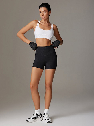 Шорты NEVERLATE NW11.1083.1 с высокой посадкой W Black в Иркутске - купить в интернет магазине Икс Мастер