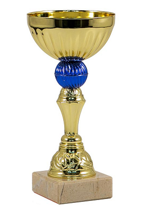 Кубок Ультрамариновый 006-170-80, h-17см., d-8см в Иркутске - купить в интернет магазине Икс Мастер