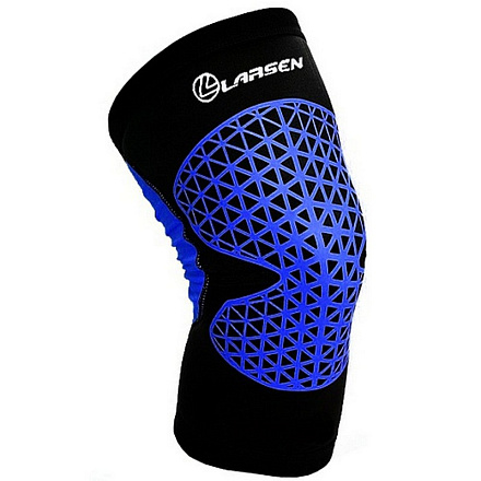 Суппорт колена Larsen NT60016 чёрн/син в Иркутске - купить в интернет магазине Икс Мастер