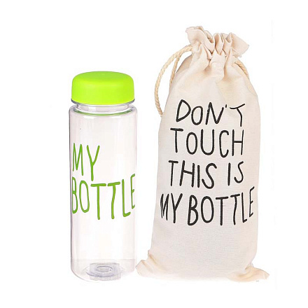 Бутылка для воды My bottle 500 мл с чехлом, цвет микс в Иркутске - купить в интернет магазине Икс Мастер