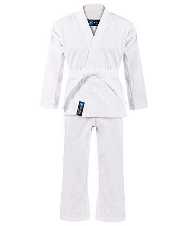 Кимоно карате RUSCO SPORT (пл. 270-330 г/м2) белый в Иркутске - купить в интернет магазине Икс Мастер