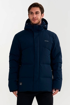 Пуховик STROBBS E2420-2 Men Blue в Иркутске - купить в интернет магазине Икс Мастер