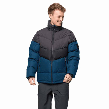 Куртка JACK WOLFSKIN 365 FEARLESS DOWN JACKET M Poseidon Blue в Иркутске - купить в интернет магазине Икс Мастер