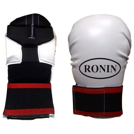 Перчатки спарринговые и для карате F114C, нат. кожа,белый в Иркутске - купить в интернет магазине Икс Мастер