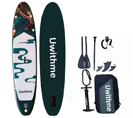 Сапборд UWITHME 320x78x15 см однослойный  в Иркутске - купить в интернет магазине Икс Мастер