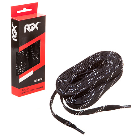 Шнурки RGX-LCS01 244см, черный в Иркутске - купить в интернет магазине Икс Мастер