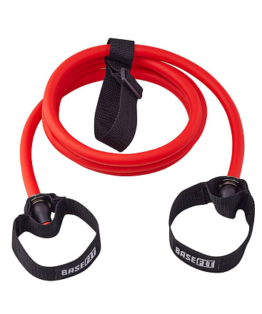 Эспандер лыжника-пловца BASEFIT ES-901 5 кг, medium, 8х14х2200 мм, красный в Иркутске - купить в интернет магазине Икс Мастер