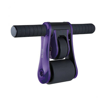 Ролик для пресса STARFIT RL-108, складной, черный/фиолетовый в Иркутске - купить в интернет магазине Икс Мастер