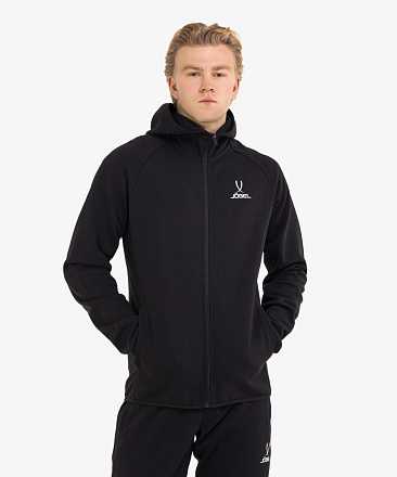 Толстовка Jogel ESSENTIAL Athlete Jacket с капюшоном, черный в Иркутске - купить в интернет магазине Икс Мастер