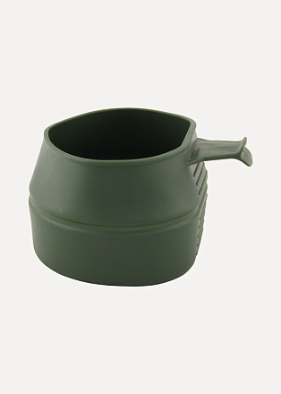 Кружка Track складная, пластиковая 250 мл, оливковая в Иркутске - купить в интернет магазине Икс Мастер