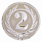 Эмблема 2 место 25мм металл (золотая) в Иркутске - купить в интернет магазине Икс Мастер