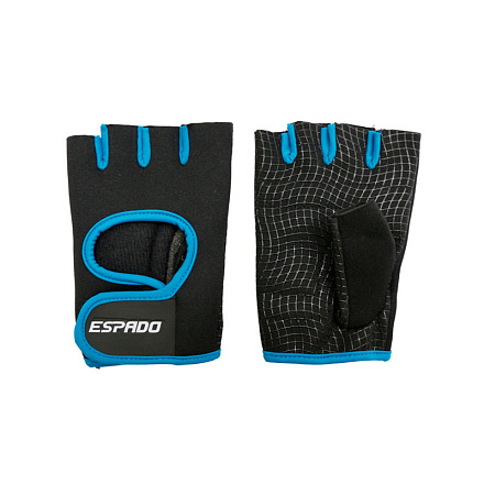 Перчатки атлетические Espado ESD001 черно-голубой в Иркутске - купить в интернет магазине Икс Мастер