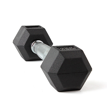 Гантель обрезин. Harper Gym Pro Series NT162 2 кг, черная в Иркутске - купить в интернет магазине Икс Мастер